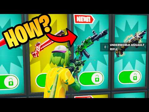 How To Get NEW Underworld Assault Rifle in 1vs1 with every gun Fortnite