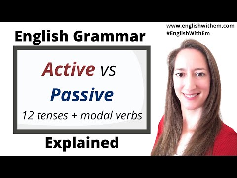 ACTIVE voice to PASSIVE voice: ALL TENSES + MODAL VERBS + IMPERSONAL PASSIVE [English Grammar]