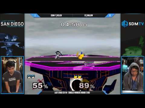 LSSD 114 - SSBM-T | Kellen (Marth) vs. ES | Mallow (Pika) - SSBM WR2 - Smash Melee