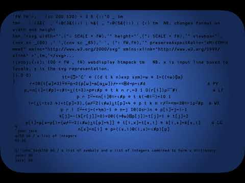 Michal Wallace, k programmer and J video producer