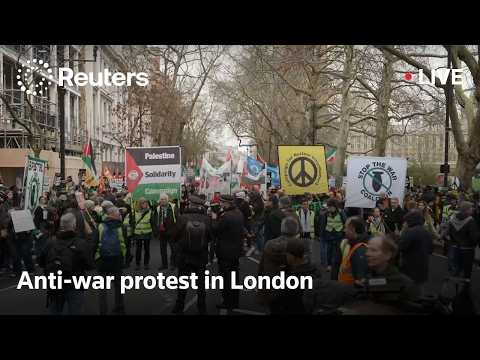LIVE: Anti-war protest in London