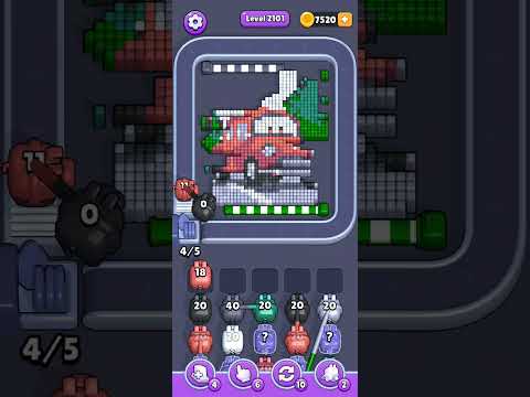 Pixel Flow Level 2101 Walkthrough