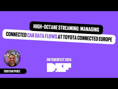 High Octane Streaming: Managing Connected Car Data Flows at Toyota Connected Europe