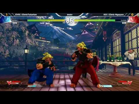 WNF 3.5 SFV - EVB | Chris Tatarian (Ken (Red)) vs KO | Chris Nguyen (Ken (Blue))