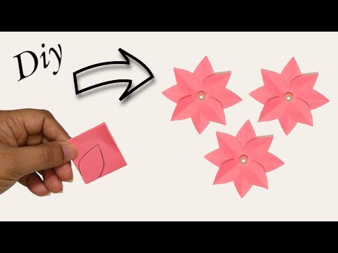 Handmade Paper Flower  - Easy and Beautiful Paper Flower Making - DIY Flowers​
