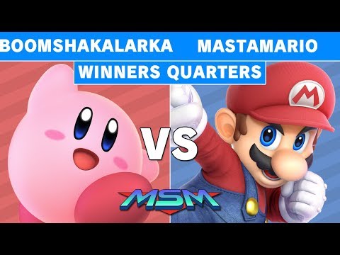 Smash Ultimate Tournament MSM 172 - Boomshakalarka (Kirby) Vs. MastaMario (Mario) Winners Quarters