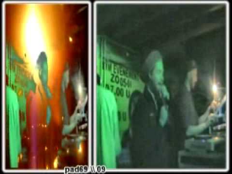 SLIMMAH SOUND ft jah melodie - Love Fire Burning pt2 @ DUB AT THE GATE poortgebouw R-dam 04-04-2009