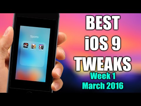BEST iOS 9 Jailbreak Cydia Tweaks - Week 1 March 2016