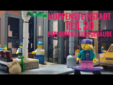 Noppensteinstadt - Teil 20 Experimentelles Gebäude // BlueBrixx Lego