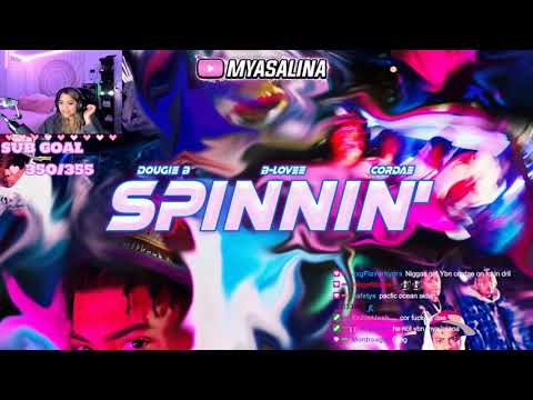 Mya Salina REACTS to "Dougie B - Spinnin ft. B-Lovee & Cordae (Official Audio)"