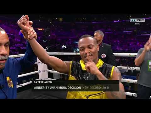 Ra'eese Aleem DEFEATS Plania - Time To STEP UP | Aleem vs Plania Fight RECAP & Highlights |