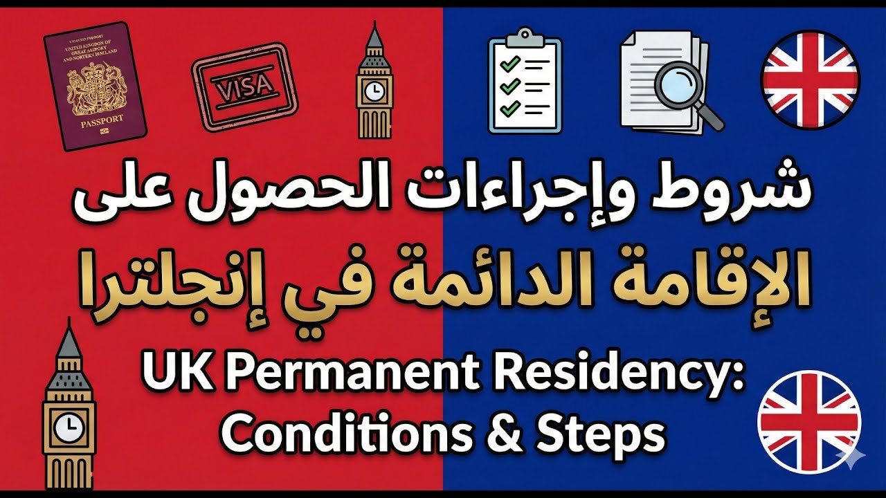 شروط وإجراءات الإقامة الدائمة في إنجلترا – يوسف سلامة
