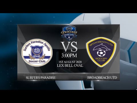 2020 FGC ASN Premier League Rd 3 - Surfers Paradise vs Broadbeach Utd (4-1)