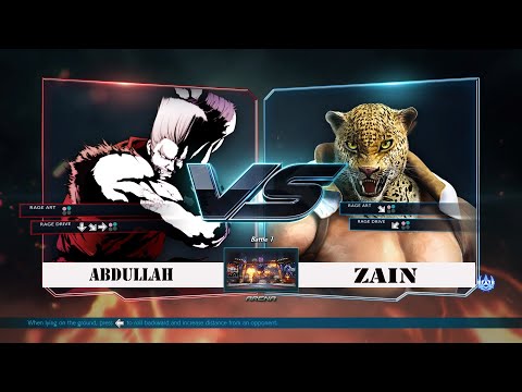 TEKKEN™7 - Paul (Abdullah) vs King (Zain), ZORS gamepay, ps4