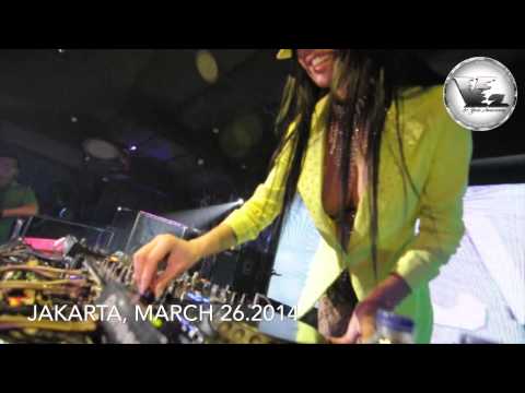 TDJ Milana show in V2 lounge Jakarta, Indonesia march 26 2014