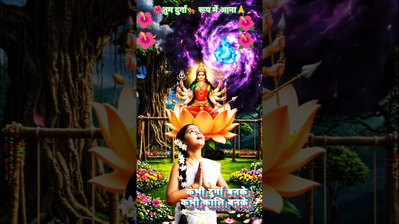 🌺तुम दुर्गा रूप 🐅में आना🙏 #sorts #ytshorts #maadurga #maakali #trending #hindugod
