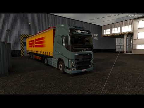 ETS2 Brussels to Liege Volvo FH16 500 G29 Steering wheel+shifter and clutch