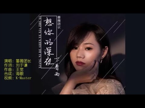 蔷薇团长 《想你的深夜下着雨》 KTV 导唱字幕 （备有伴奏视频）