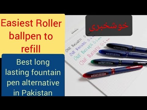 How to refill Schneider One business || Best fountain pen alternative in Pakistan || Detailed method