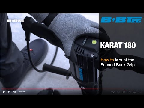 Hoe monteer je de tweede handgreep?