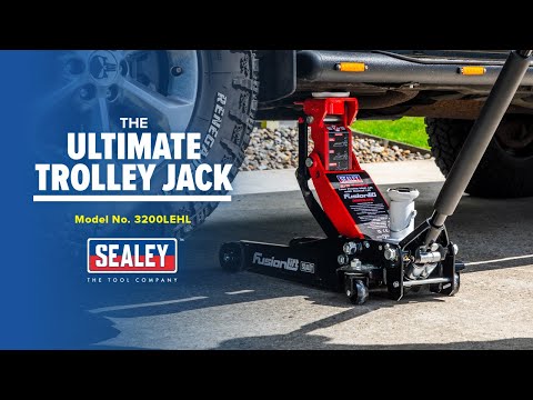 The Ultimate Trolley Jack - Sealey Low Profile High Lift Trolley Jack with Rocket Lift - 3200LEHL