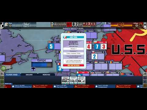 Twilight Struggle I finally won :-) it's my victory and victory with style :) European Dominantion:)