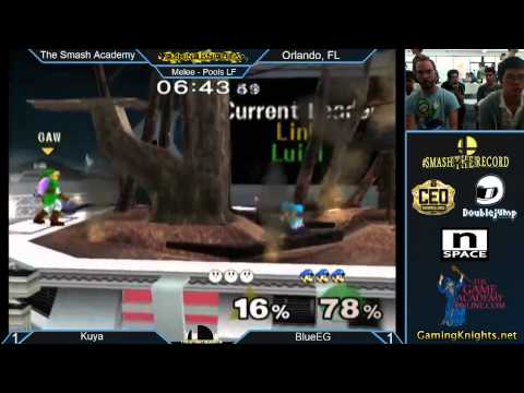 The Smash Academy - Kuya (Link) vs BluEG (Luigi) - Pools Losers Finals - SSBM