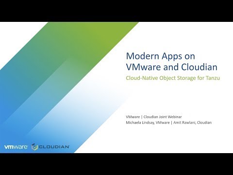 Modern Apps on VMware and Cloudian