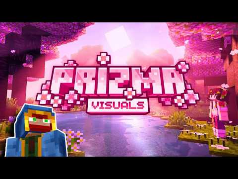 Prizma Visuals 2.0 IS AMAZING! Glowing ORES, Vibrant Visuals, Player Animations!!!