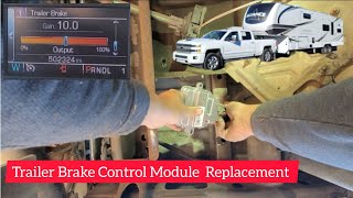 Trailer Brake Control Module Replacement 2018 Silverado 2500hd