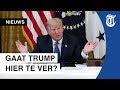Trump: ‘Een eer dat wij zoveel coronagevallen hebben’