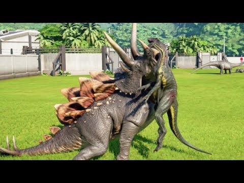 ALL 59 DINOSAURS BATTLE ROYALE!!! (JURASSIC WORLD EVOLUTION)