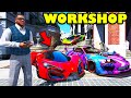 Franklin Bought Exotic Premium Supercars In His New Workshop GTA 5 | SHINCHAN and CHOP