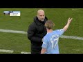 Kevin De Bruyne Angry with Pep Guardiola After Substitution
