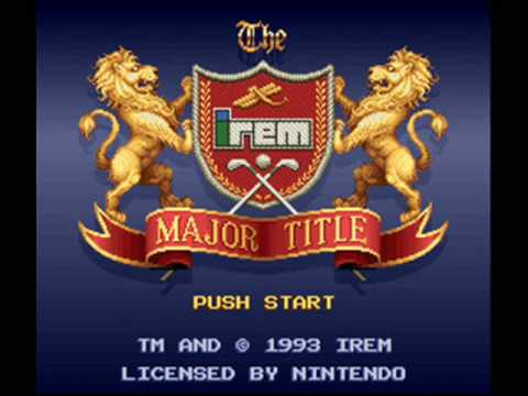 The Irem Major Title Super Nintendo