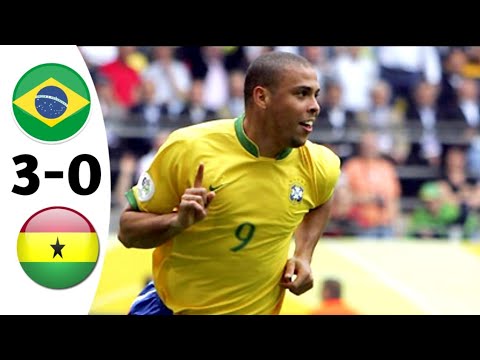 Brazil vs Ghana 3-0| 2006 World Cup Extended Goals & Highlights( Ronaldo,Ronaldinho,Kaka,R. Carlos)