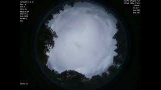 2025-10-12 All sky camera capture from Poiana Rusca Mountains, Romania