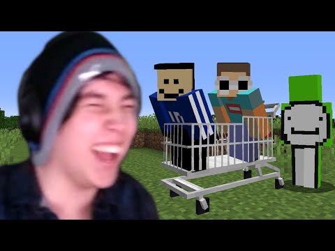 Minecraft, But We Are In A Shopping Cart