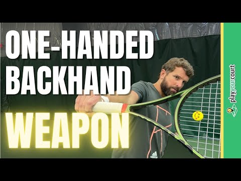 Transform Your One-Handed Backhand Into A Weapon With These 3 Tips