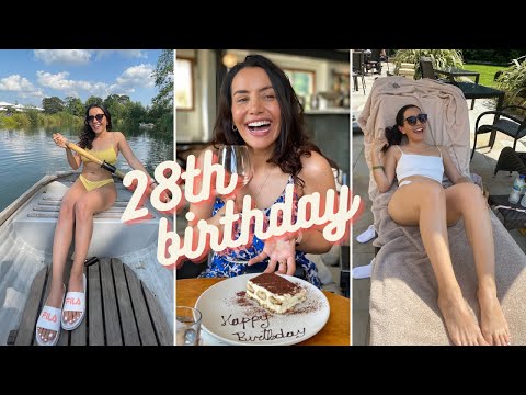 My 28th birthday! 🎂 🎉☀️ London fun, sunbathing in the Cotswolds & spa treatments with afternoon tea