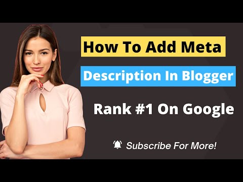 How To Add Meta Description In Blogger | Meta Tags Blogger | Blogger SEO 2022 |