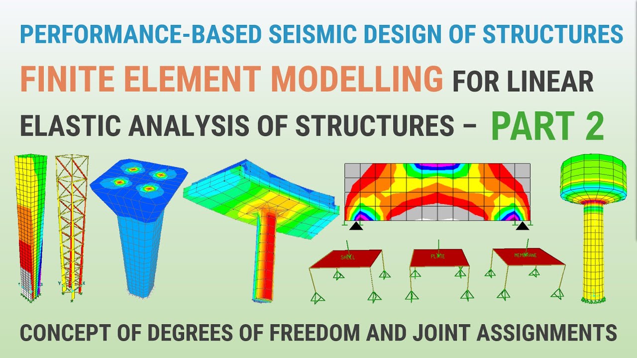 Part 2 - Structural Idealization for Finite Element Modeling - Degrees of Freedom - Joint Elements