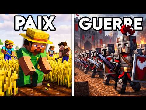 100 Joueurs créent 2 CIVILISATIONS : RICHE vs PAUVRE