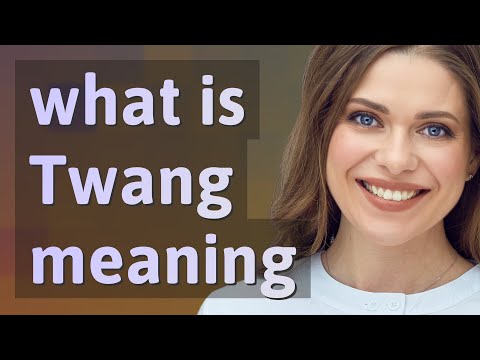 Twang | meaning of Twang