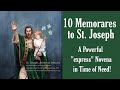 Express Novena to St. Joseph, a Memorare Chaplet.