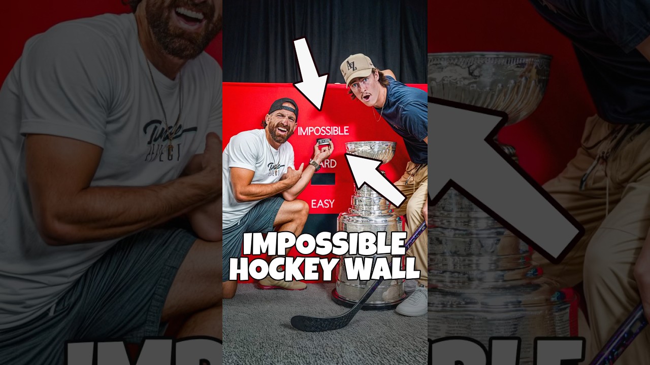 CRAZIEST IMPOSSIBLE SHOT YET 🤯🏒 @AlwaysHockey