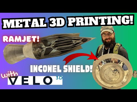 Heavy Metal Rocket Engines with Velo 3D -Rapid+TCT 2023 #3dprinting