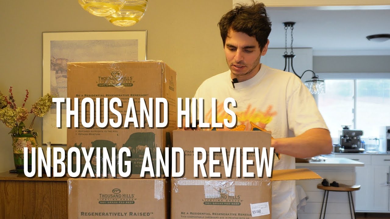 Thousand Hills 100% Grass-Fed Beef UNBOXING and REVIEW