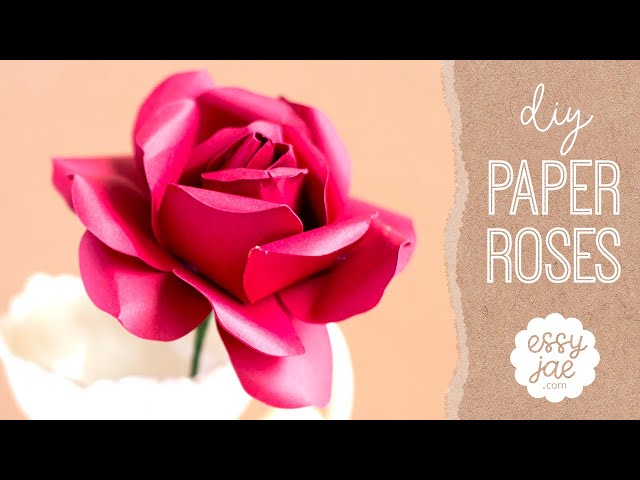 How to Make Paper Roses That Look Real (Free Pattern)