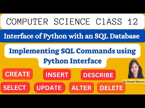 Interface Of Python With An Sql Database Connecting Sql With Python Performing Sql Queries Cs
